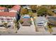 Aerial view of house with pool and neighboring houses at 510 Hillside Dr. S, North Myrtle Beach, SC 29582