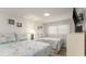 Guest bedroom with two twin beds and beach decor at 510 Hillside Dr. S, North Myrtle Beach, SC 29582
