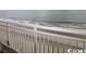 Balcony view of the ocean and sandy beach at 1207 S Ocean Blvd. # 21008, Myrtle Beach, SC 29577