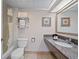 Bathroom with granite vanity and bathtub/shower combo at 1105 S Ocean Blvd. # 246, Myrtle Beach, SC 29577