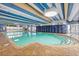 Large indoor pool with ample space at 1105 S Ocean Blvd. # 246, Myrtle Beach, SC 29577