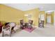 Dining area with wicker chairs and a glass table at 2050 Cross Gate Blvd. # 303, Myrtle Beach, SC 29575