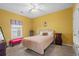 Bright bedroom with double bed, and neutral color scheme at 2050 Cross Gate Blvd. # 303, Myrtle Beach, SC 29575