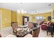 Dining area with wicker chairs and glass-top table at 2050 Cross Gate Blvd. # 303, Myrtle Beach, SC 29575