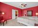 Main bedroom with a large bed and access to another room at 2050 Cross Gate Blvd. # 303, Myrtle Beach, SC 29575