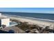 Oceanfront view with beach, parking, and pool at 1501 S Ocean Blvd. # 815, Myrtle Beach, SC 29577