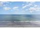 Aerial view of a beautiful beach with ocean waves and people enjoying the sand at 2201 S Ocean Blvd. # 1705, Myrtle Beach, SC 29577