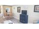 Small dining area with table and four chairs at 2201 S Ocean Blvd. # 1705, Myrtle Beach, SC 29577