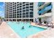 Large resort-style pool with plenty of room for swimming and relaxing at 7100 N Ocean Blvd. N # 1213, Myrtle Beach, SC 29572