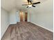 Spacious bedroom with walk-in closet and ceiling fan at 370 Long Meadow Dr., Loris, SC 29569