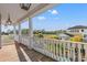 Spacious balcony overlooking a golf course and houses at 101 Greenwich Dr., Georgetown, SC 29440