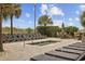 Relaxing hot tub with surrounding lounge chairs at 603 S Ocean Blvd. # 1115, North Myrtle Beach, SC 29582