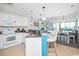 Open kitchen with granite countertops and breakfast bar at 603 S Ocean Blvd. # 1115, North Myrtle Beach, SC 29582