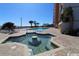 Octagonal hot tub with seating and ocean views at 1501 S Ocean Blvd. # 622, Myrtle Beach, SC 29577