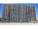 Oceanfront building with numerous balconies and beach access at 1501 S Ocean Blvd. # 622, Myrtle Beach, SC 29577