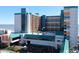 Oceanfront view of Landmark Resort, highlighting its size and beach access at 1501 S Ocean Blvd. # 622, Myrtle Beach, SC 29577
