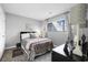 Charming bedroom with a queen-size bed and a view at 7700 Porcher Dr. # 3207, Myrtle Beach, SC 29572