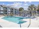 Clean and refreshing community swimming pool at 7700 Porcher Dr. # 3207, Myrtle Beach, SC 29572
