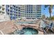Resort-style pool and hot tub area at 300 N Ocean Blvd. # 1520, North Myrtle Beach, SC 29582