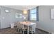 Dining area with light wood table and six chairs at 300 N Ocean Blvd. # 1520, North Myrtle Beach, SC 29582