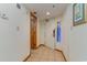 Entryway with tile flooring and a door with a stained glass window at 4800 S Ocean Blvd. # 615, North Myrtle Beach, SC 29582