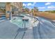 Winding pool with water features and stairs at 4800 S Ocean Blvd. # 615, North Myrtle Beach, SC 29582