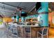 Town center bar with barstools and surfboards at 4800 S Ocean Blvd. # 615, North Myrtle Beach, SC 29582
