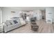 Living room with grey couch and rocking chair at 503 30Th Ave. N, Myrtle Beach, SC 29577