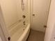 Clean bathroom with shower/tub and tile floor at 178 Salt Marsh Circle # 30F, Pawleys Island, SC 29585