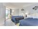 Guest bedroom with two double beds, ocean view, and private balcony at 2711 S Ocean Blvd. S # 1421, North Myrtle Beach, SC 29582