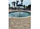 Small, round pool with mushroom fountain, surrounded by lounge chairs at 2711 S Ocean Blvd. S # 1421, North Myrtle Beach, SC 29582