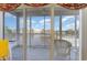 Private screened balcony overlooking the waterway and partial ocean view at 1100 Commons Blvd. # 713, Myrtle Beach, SC 29572