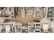 Two-bedroom, two-bath floor plan with open living area at 35 Delray Dr. # 1-D, Murrells Inlet, SC 29576