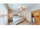 Bright bedroom with a queen-size bed and an en-suite bathroom at 35 Delray Dr. # 1-D, Murrells Inlet, SC 29576