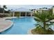 Community pool with a clubhouse and plenty of lounge chairs at 35 Delray Dr. # 1-D, Murrells Inlet, SC 29576