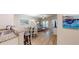 Charming dining area with table and chairs, adjacent to the kitchen at 35 Delray Dr. # 1-D, Murrells Inlet, SC 29576