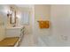 Clean bathroom with a bathtub, shower and vanity at 5 Jessamine St., Andrews, SC 29510