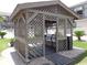 Outdoor gazebo with built-in grill perfect for entertaining at 9621 Shore Dr. # J-229, Myrtle Beach, SC 29572