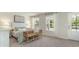 Bedroom with window, bed, and a bench at the foot of the bed at 133 Fair Meadow Ct., Loris, SC 29569