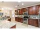 Modern kitchen with stainless steel appliances and granite countertops at 645 Lafayette Park Dr., Little River, SC 29566