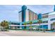 Oceanfront hotel with teal accents and ample parking at 1501 S Ocean Blvd. # 936, Myrtle Beach, SC 29577