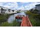 Private wooden deck extending over tranquil waterway at 206 60Th Ave. N # 203, North Myrtle Beach, SC 29582