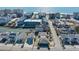 Aerial view of a house near the waterfront, with neighboring houses and a beach at 206 60Th Ave. N # 203, North Myrtle Beach, SC 29582