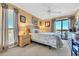 Main bedroom with large window and access to balcony at 206 60Th Ave. N # 203, North Myrtle Beach, SC 29582