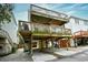 Two-story home with elevated deck and parking underneath at 6001 South Kings Hwy., Myrtle Beach, SC 29575