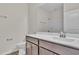 Bathroom with double vanity and shower at 120 Little Cedar Dr., Loris, SC 29569