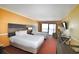 Bedroom with two twin beds and ocean view at 1501 S Ocean Blvd. # 927, Myrtle Beach, SC 29577
