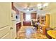 Kitchen with wood cabinets, hardwood floors and a desk area at 202 Palmetto Harbour Dr., North Myrtle Beach, NC 29582