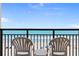 Enjoy the ocean view from your balcony with comfortable seating at 1501 S Ocean Blvd. # 938, Myrtle Beach, SC 29577