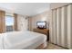Bedroom with a king-size bed and a view of the ocean at 1501 S Ocean Blvd. # 938, Myrtle Beach, SC 29577